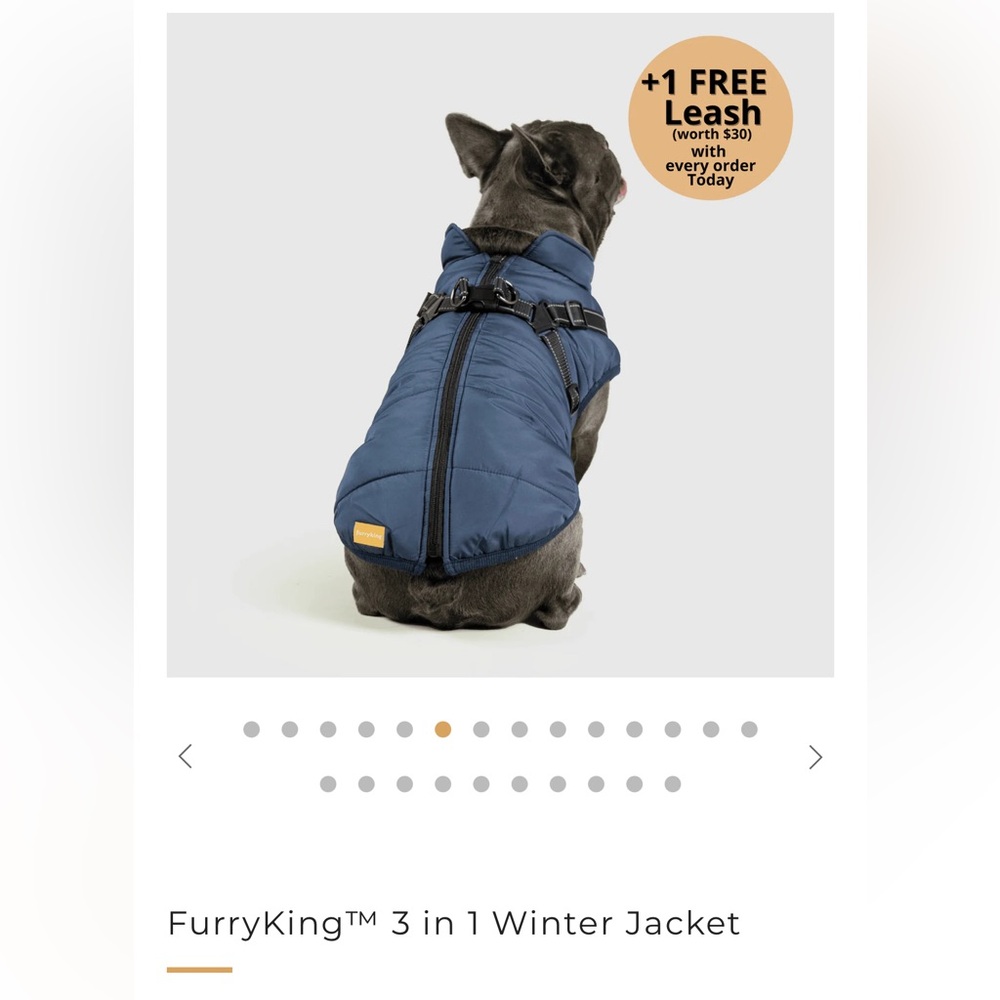 *NEW* FurryKing Navy Winter Jacket